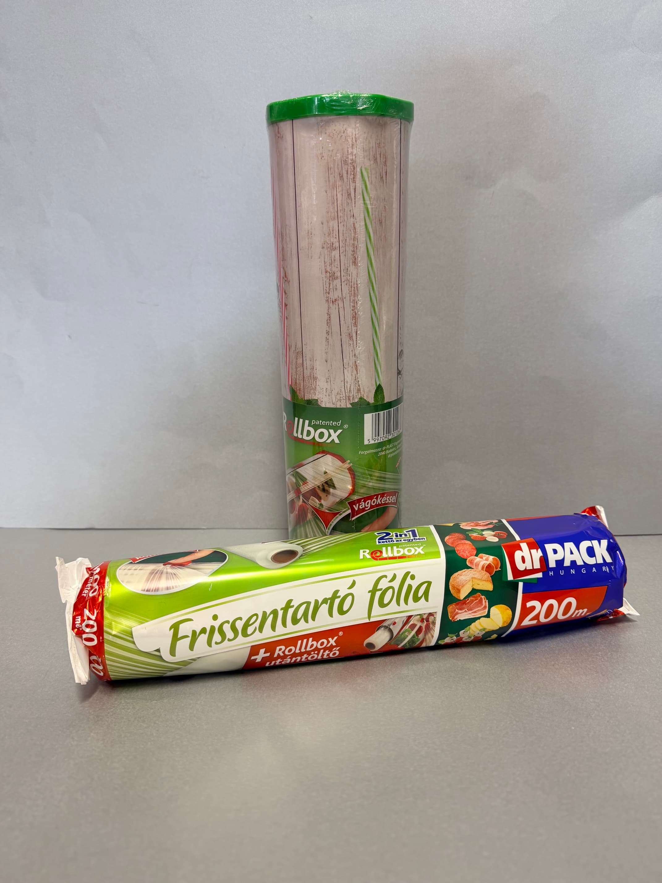 drPACK vágókéses frissentartó fólia Rollbox utántöltő