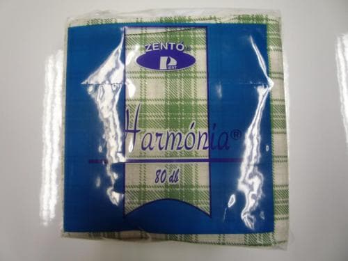 Harmónia szalvéta, kockás, 80 lapos