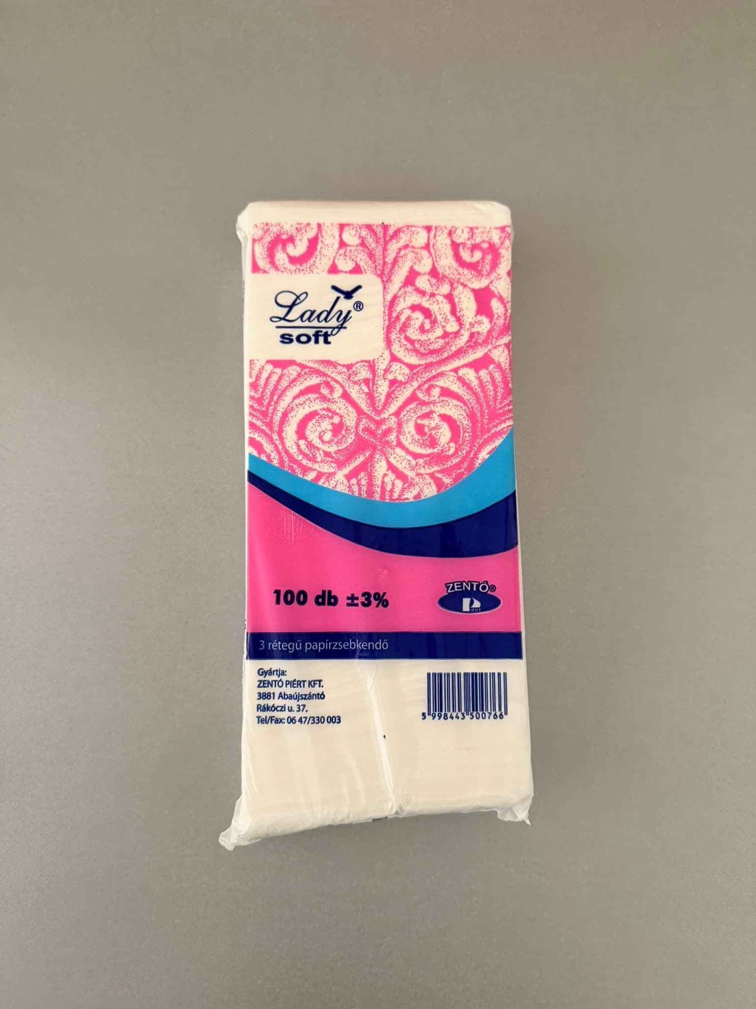 Lady Soft papírzsebkendő - 3 rétegű
