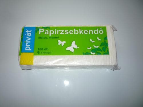 Papírzsebkendő PRIVÁT
