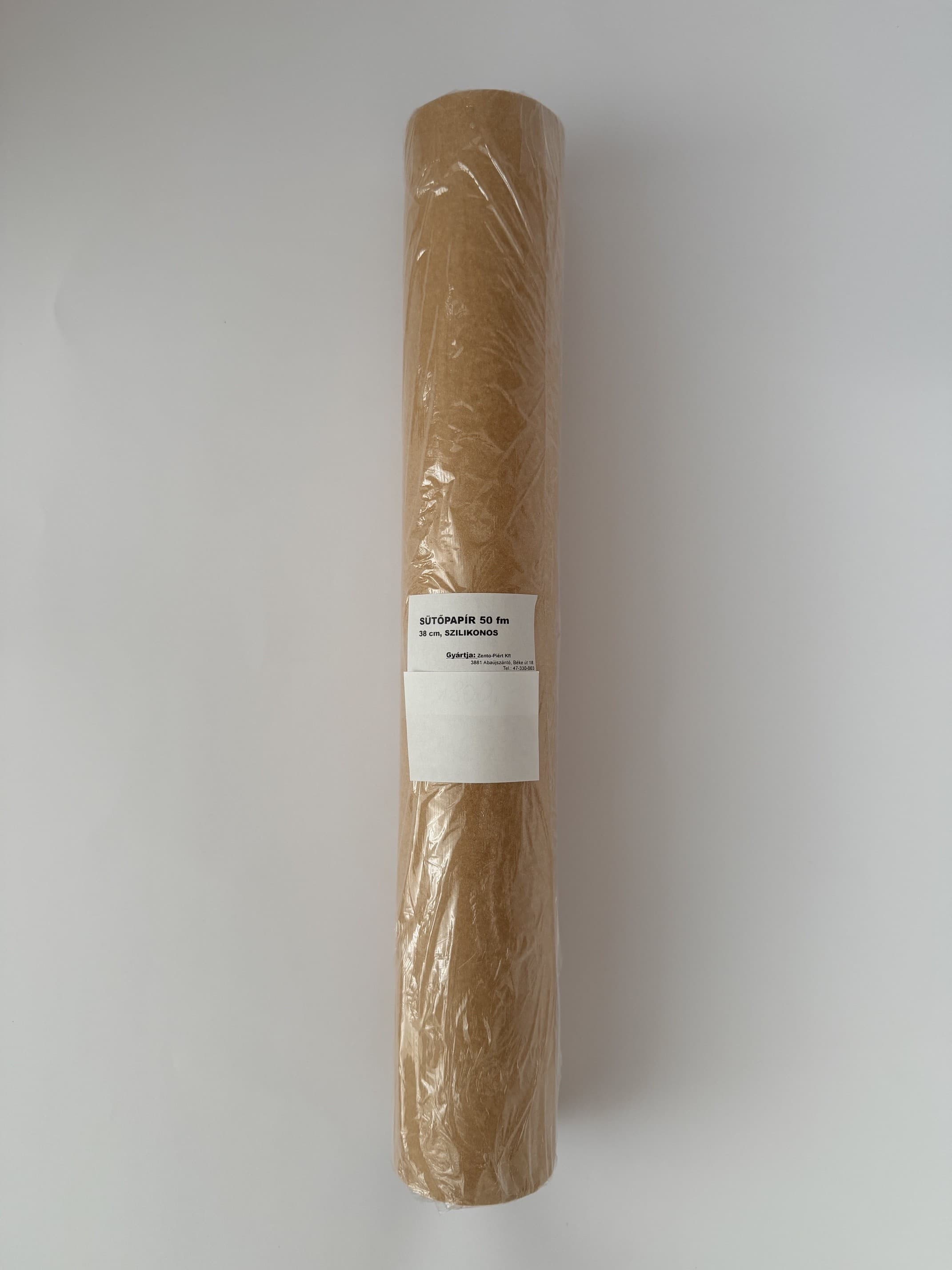 Szilikonos sütőpapír - 50 fm x 38 cm, barna, tapadásmentes