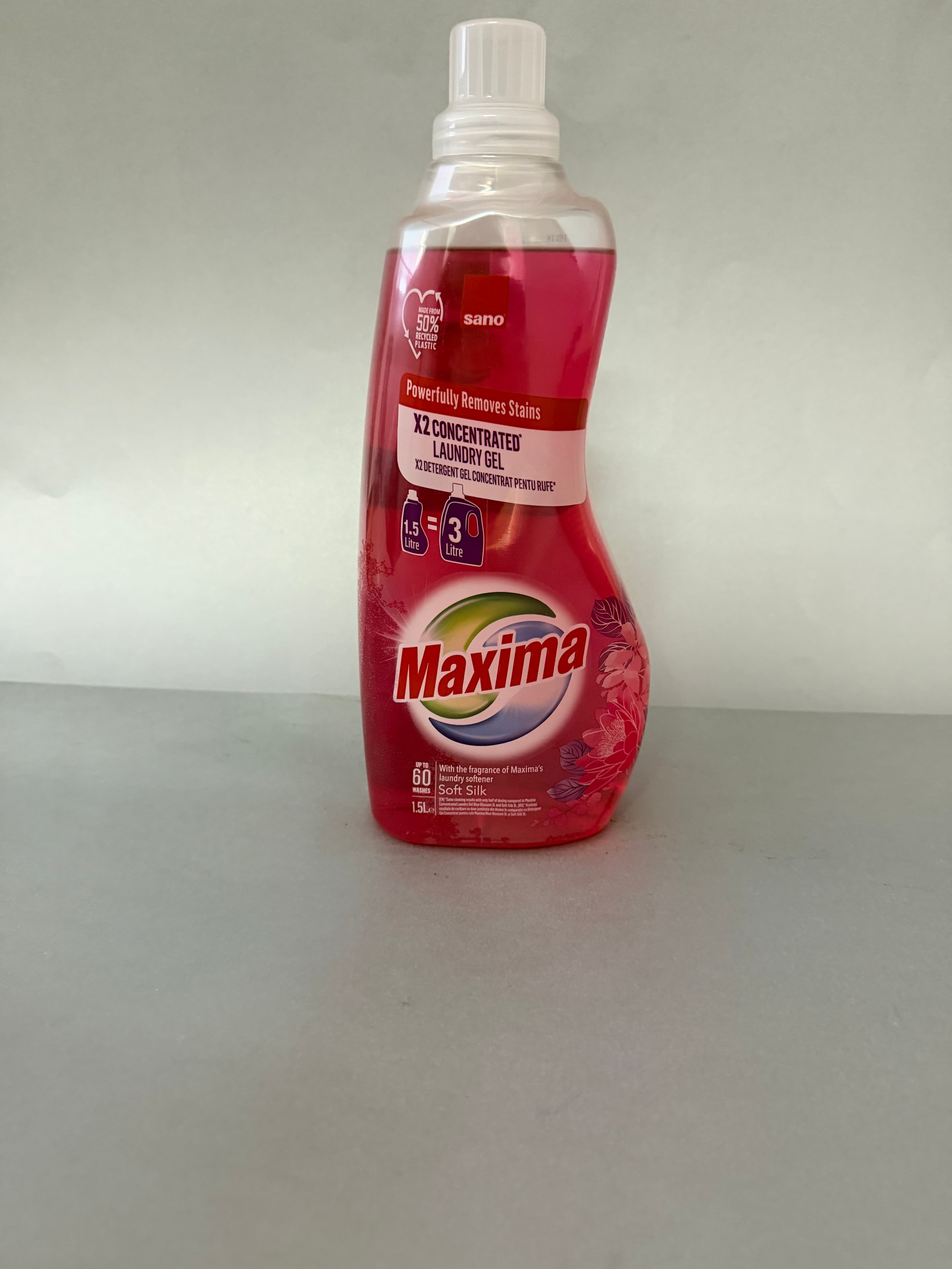 Sano Maxima Soft Silk kétszeresen koncentrált folyékony mosószer